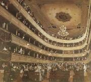 Gustav Klimt Auditorium of the old Burgtheater (mk20) oil on canvas